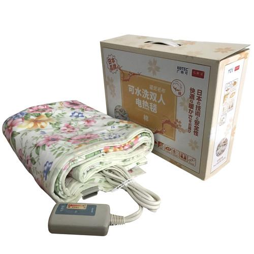 广特可花色双人电热毯