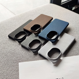 布艺适用华为nova14/15/13/12/pro/ultra手机壳大孔轻薄简约保护套半包织物硬壳防手汗防手汗