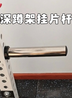 REP深蹲架挂片配件龙门架26孔史密斯架配件收纳架存片杆架子挂杆