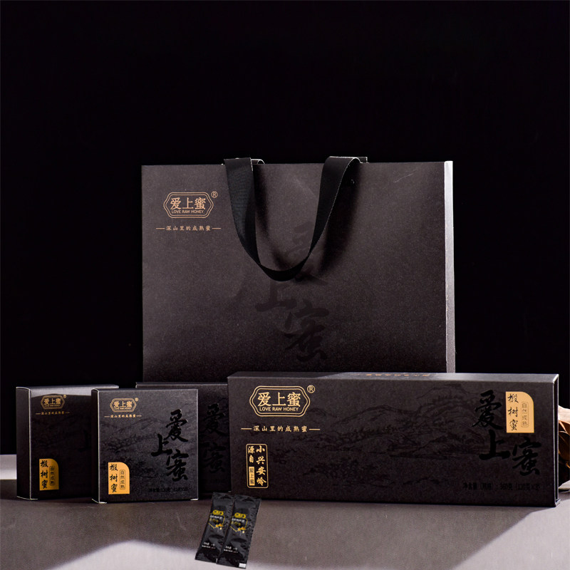 东北特产黑龙江伊春伊纯椴树蜜蜂蜜便携装360克x2包邮