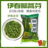 东北特产黑龙江伊春林区新鲜柳蒿芽保鲜山野菜蘸酱菜450克 包邮