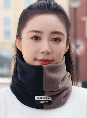 【下单立减50】围脖秋冬双层奥利绒加厚保暖脖套户外时尚男女_WH