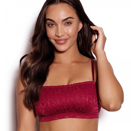 澳单BRAS 抹胸薄棉舒适不凸点可拆肩带无钢圈文胸