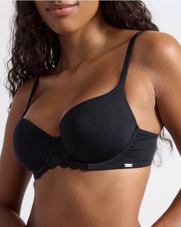 北欧ella M 光面紧身T恤内搭无痕纯色柔软薄棉杯防下垂集中文胸,女士内衣/男士内衣/家居服,文胸,淘宝优惠券,粉丝福利购,淘宝优惠卷