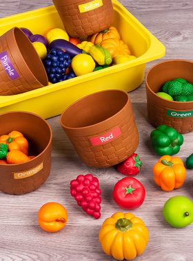 FritzS玩具宝宝果蔬认知早教益智神器桌面摆件亲子游戏水果套装