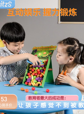 FritzS儿童玩具思维训练教具手眼协调训练水果识别分类亲子游戏