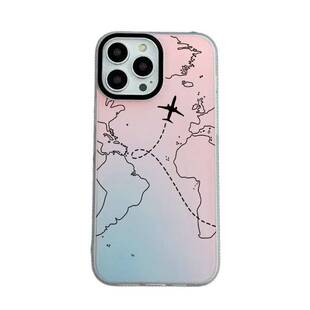 飞机地图适用于iphone17pro15plus手机壳16/12软pro78xs硅胶