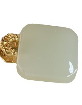 天然和田玉平安无事挂件吊坠