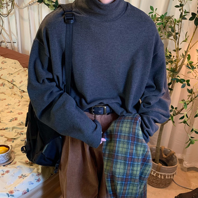 长袖日系复古加厚中性