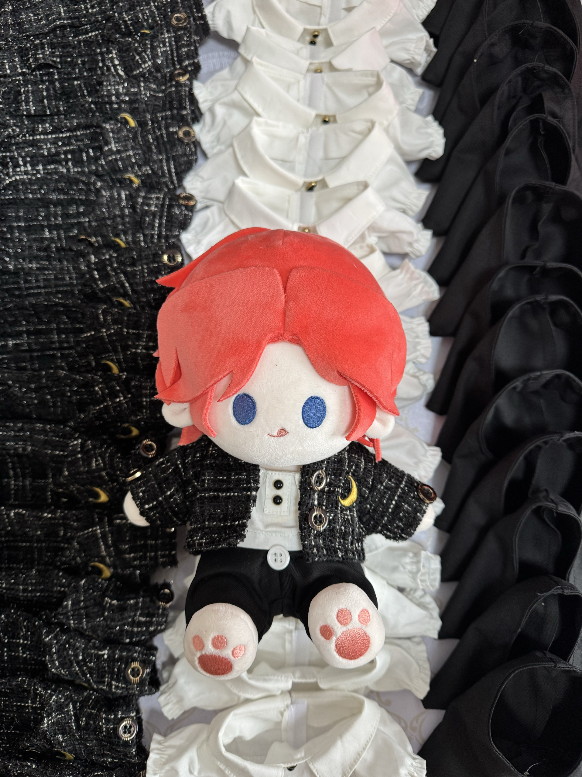 娃衣定制来图来样定制棉花娃娃衣服特殊体型动物体开版打样大货