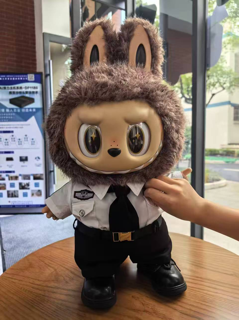 原创！大首领zimomo58cm搪胶娃娃衣衣服定制衬衫鞋子皮鞋警察