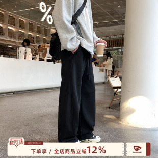 春季 子男款 宽松直筒休闲长裤 阔腿束脚卫裤 GOOZI 男生运动裤 MADE裤