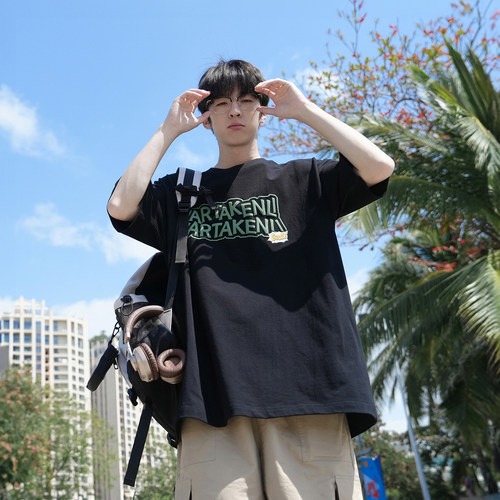 GOOZIMADE320g重磅发泡短袖T恤