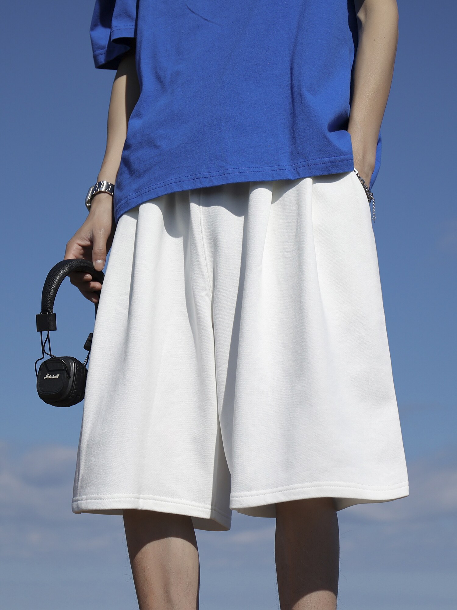 ABERDEEN LITERARY MEN GRAY SPORTS SHORTS MENS SUMMER STRAIGHT SWEATPANTS MENS PANTS LOOSE AND VERSATILE PANTS