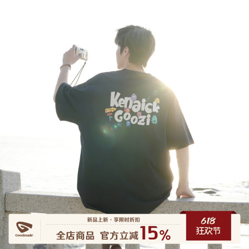 GOOZIMADE卡通印花纯棉短袖T恤