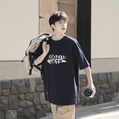 MADE 纯棉男生半袖 320g重磅印花短袖 GOOZI T恤男夏季 2026新款 男款