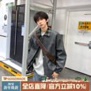 皮夹克男款 GOOZIMADE 复古男生工装 棉服美式 巴恩风皮衣外套男冬季