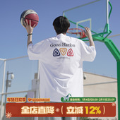 MADE 后背印花短袖 T恤男夏季 GOOZI 日系青少年宽松圆领半截袖 上衣