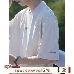 MADE 日系印花内搭打底衫 白色重磅T恤男短袖 2026新款 夏季 GOOZI