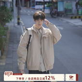 2026新款 GOOZI 飞行员夹克男春季 短款 男生cleanfit翻领外套 MADE