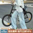 水洗牛仔裤 宽松阔腿裤 男冬季 美式 子 加绒加厚2025新款 @港仔文艺男