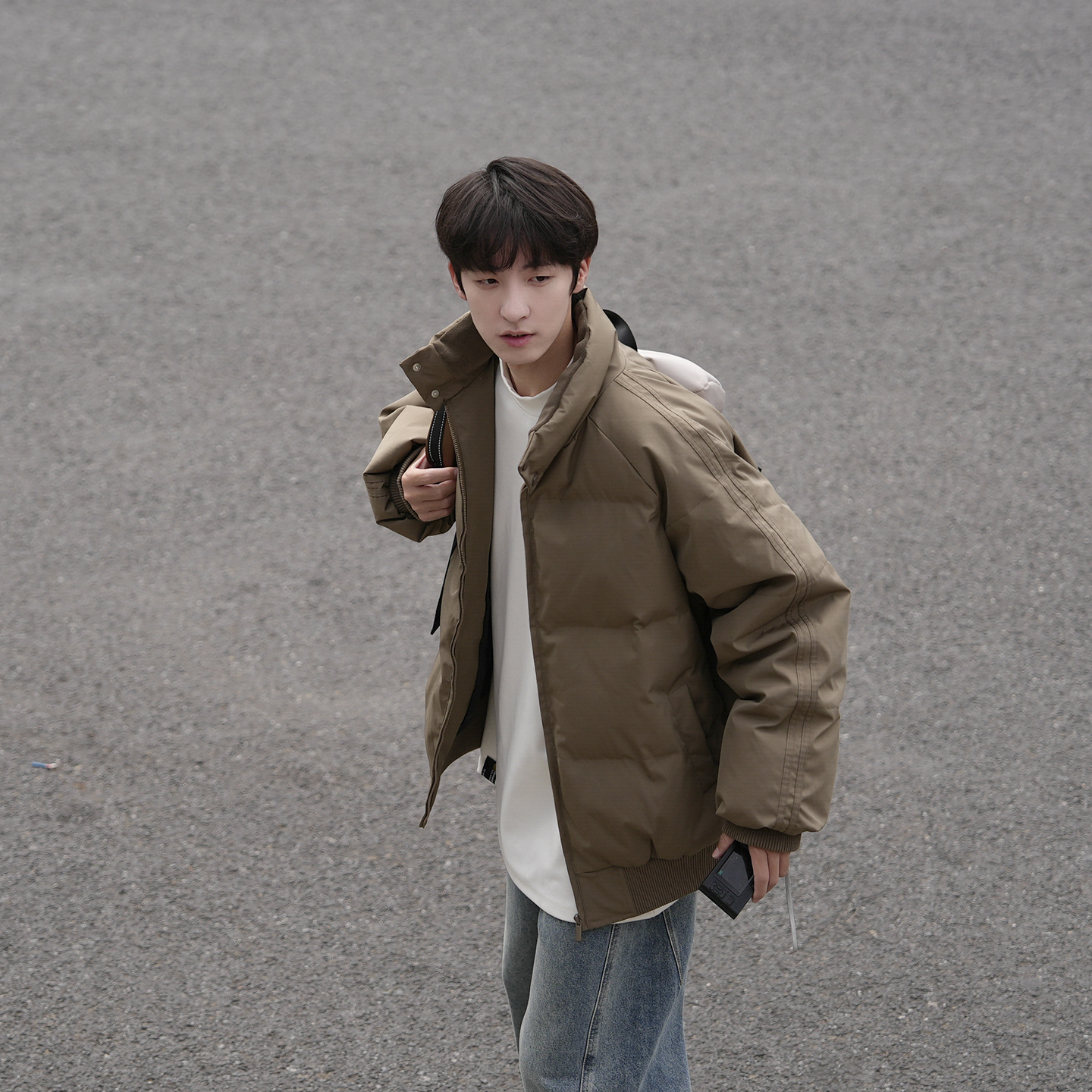 cleanfit立领棉服男冬季加厚棉衣