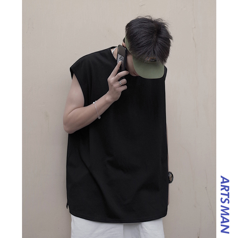 undefined  Literary man Sleeveless summer motion Trend Chaopai Easy waistcoat Solid vest summerundefinedin the Men's clothing, Vest/Vest  category - from Buy2taobao.com to provide professional Taobao agent buy service