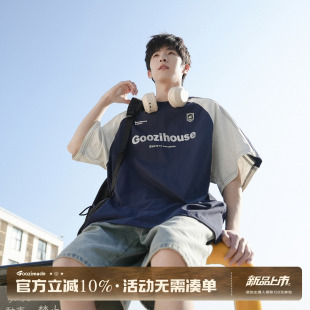 GOOZI MADE 美式重磅短袖T恤男夏季2026新款潮牌纯棉半袖男生上衣
