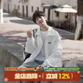 MADE 刺绣立领运动外套男春季 美式 GOOZI 宽松男生休闲拉链夹克衫