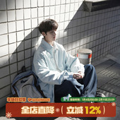 MADE翻领哈灵顿夹克男春季 美式 复古男生解构插肩袖 GOOZI 工装 外套