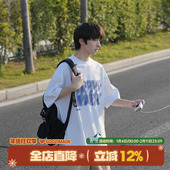 MADE 270g重磅短袖 t恤男夏季 GOOZI 宽松日系印花男款 衣服男生上衣