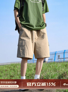 GOOZIMADE美式工装短裤男夏季