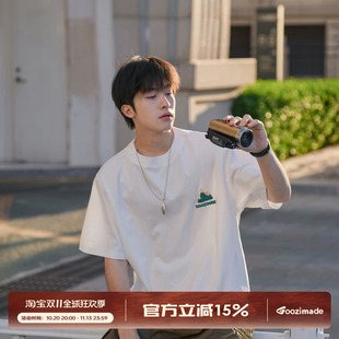 GOOZI MADE  260g重磅T恤男夏季日系男生夏日衣服索罗娜短袖男款