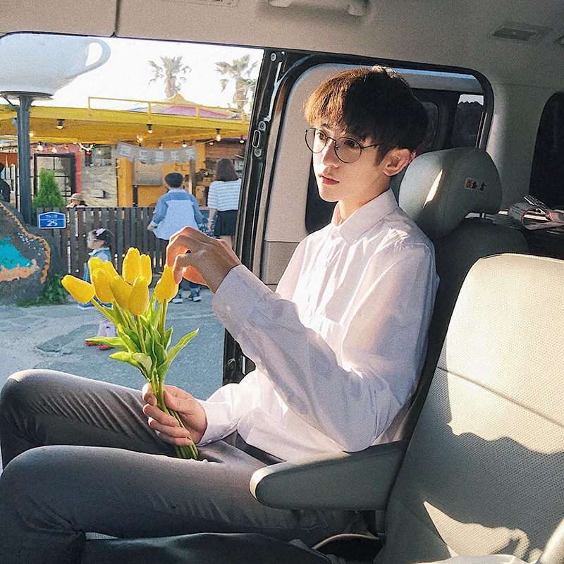 ¸Û·çÏļ¾¼òÔ¼³¤Ðä³ÄÉÀÄÐÊ¿ÄÚ´îÉÏÒÂÇàÄêÐÞÉí³ÄÒº«°æ´¿°×É«´çÉÀ³±