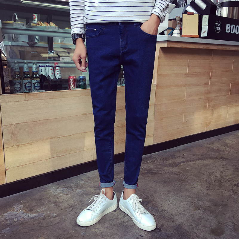 Jeans pour adolescent pieds Slim pour automne - Ref 1480696 Image 5