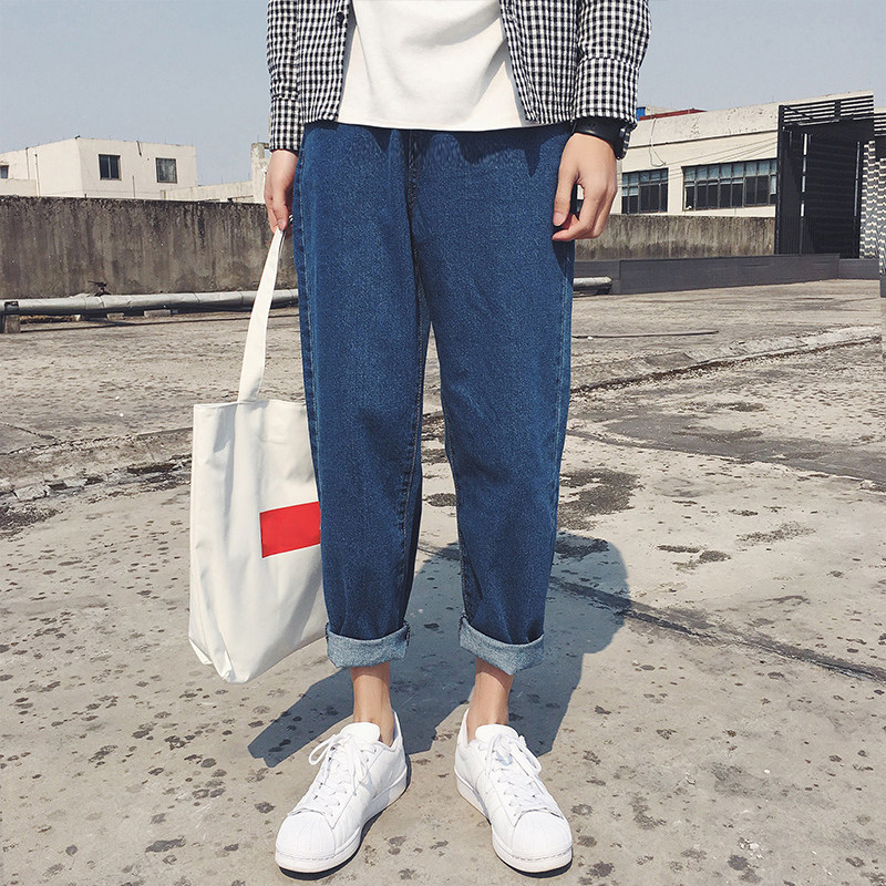 Jeans pour adolescent droite en vrac pour été - Ref 1480631 Image 1