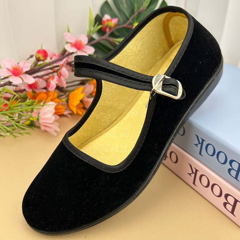 老北京布鞋女鞋黑色工装鞋小码鞋31码32码33码34码跳舞鞋平底演出,女鞋,传统布鞋,淘宝优惠券,粉丝福利购,淘宝优惠卷