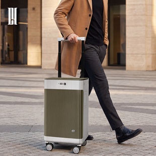狼域多功能行李箱侧开盖拉杆2025新款旅行登机箱免托运上开盖小型