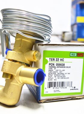 艾默生热力膨胀阀 EMERSON TER22HC 26HC 35HC 45HC TER22NW100