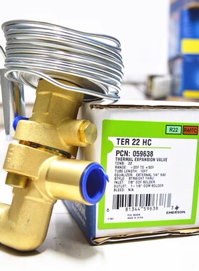 艾默生EMERSON热力膨胀阀TJLE14HC TJRE18HW100  TJLE13MW55