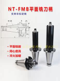 NT50-FMB22/27/32/40-100/150/200/250/300L bold and lengthened knife rod surface milling handle