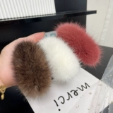 Норковые волосы зажимают корейская простота