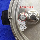 电压力高压锅浮子阀胶圈 止开阀密封配件煲上盖阀门口皮垫圈皮垫