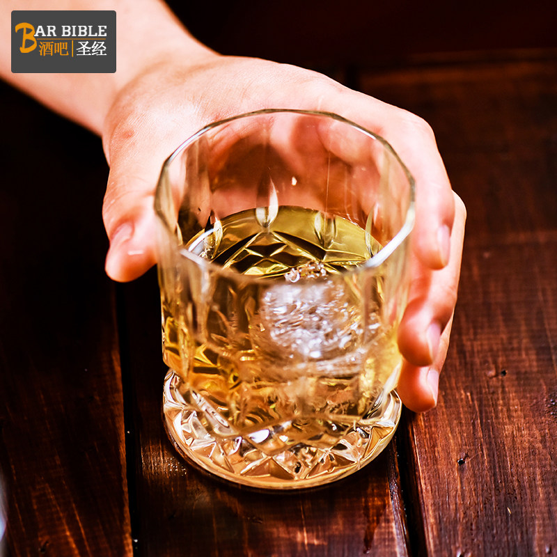酒吧水晶威士忌杯古典杯鸡尾酒杯冰球杯ROCK杯宽口杯柯林杯香槟杯_虎窝淘