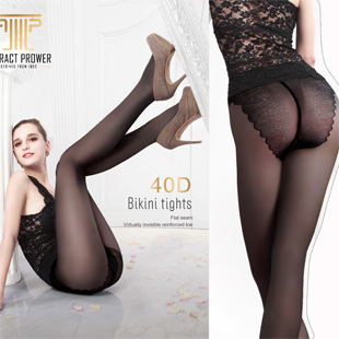 40d高个子风加长包芯丝连裤袜