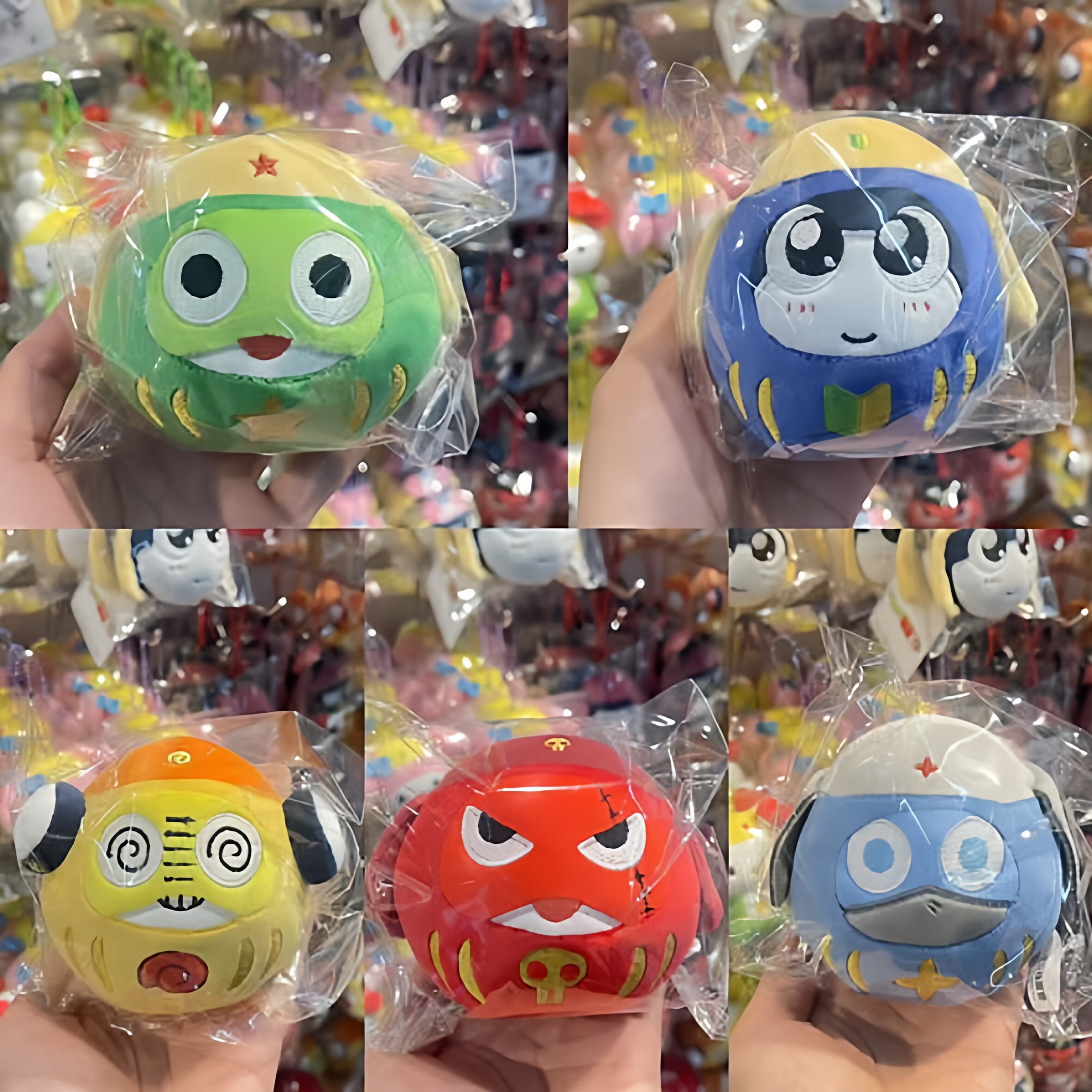 日本军曹keroro达摩毛绒公仔tamama kululu giroro dororo挂件