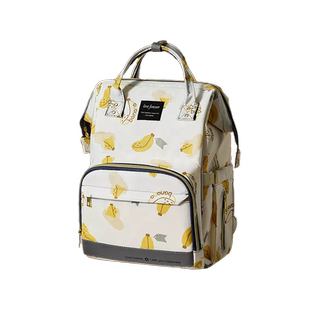 妈咪妈妈母婴背包2023新款手提双肩大容量外出轻便斜挎多功能帆布