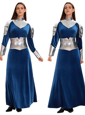 万圣节cos亚马逊新款机器人战士服装科技电影太空服机器战警女装