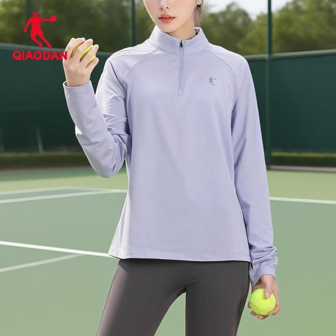 乔丹女立领长袖加绒保暖