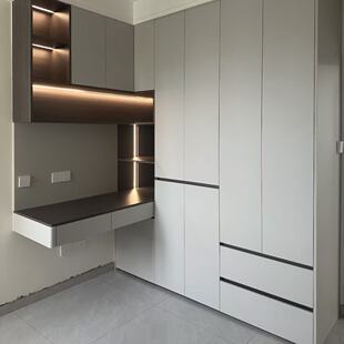 简约全屋定制衣柜书桌储物柜餐桌餐椅柜子中堂条案北榆木实木定制